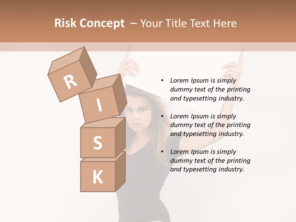 Girl Audience Teenager PowerPoint Template