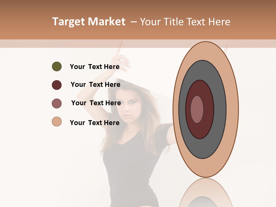 Girl Audience Teenager PowerPoint Template