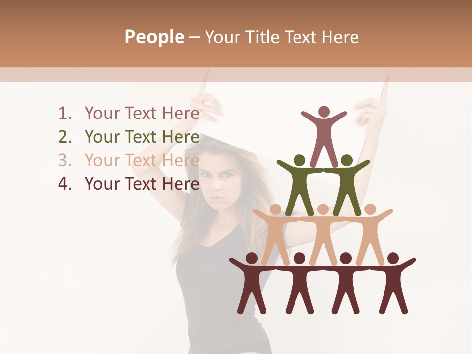 Girl Audience Teenager PowerPoint Template