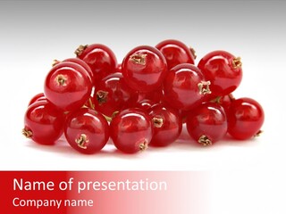 Blueberry Copy Lunch PowerPoint Template