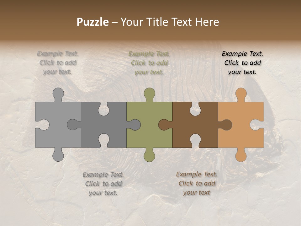 Fish Fossil Wilderness PowerPoint Template