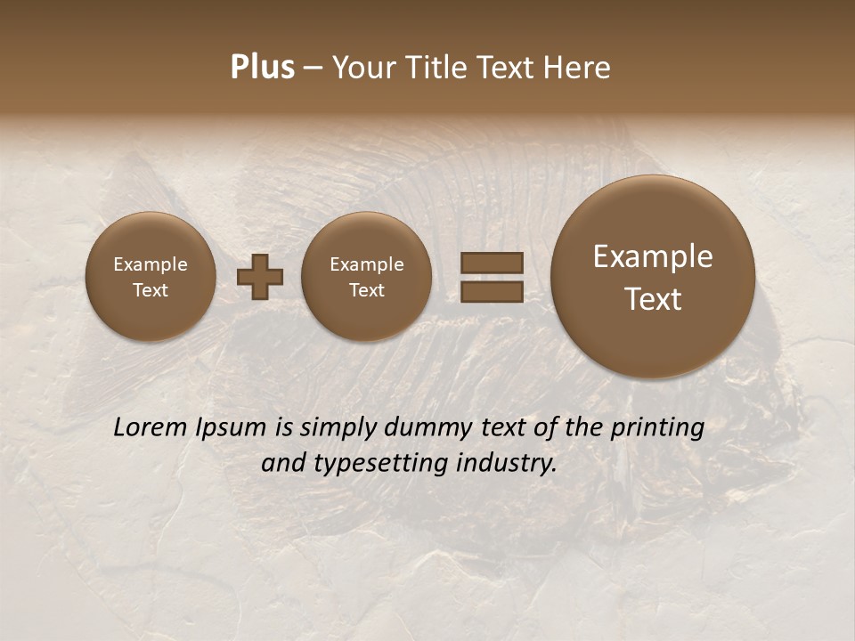 Fish Fossil Wilderness PowerPoint Template