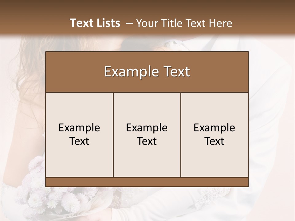 Husband Beauty Celebration PowerPoint Template