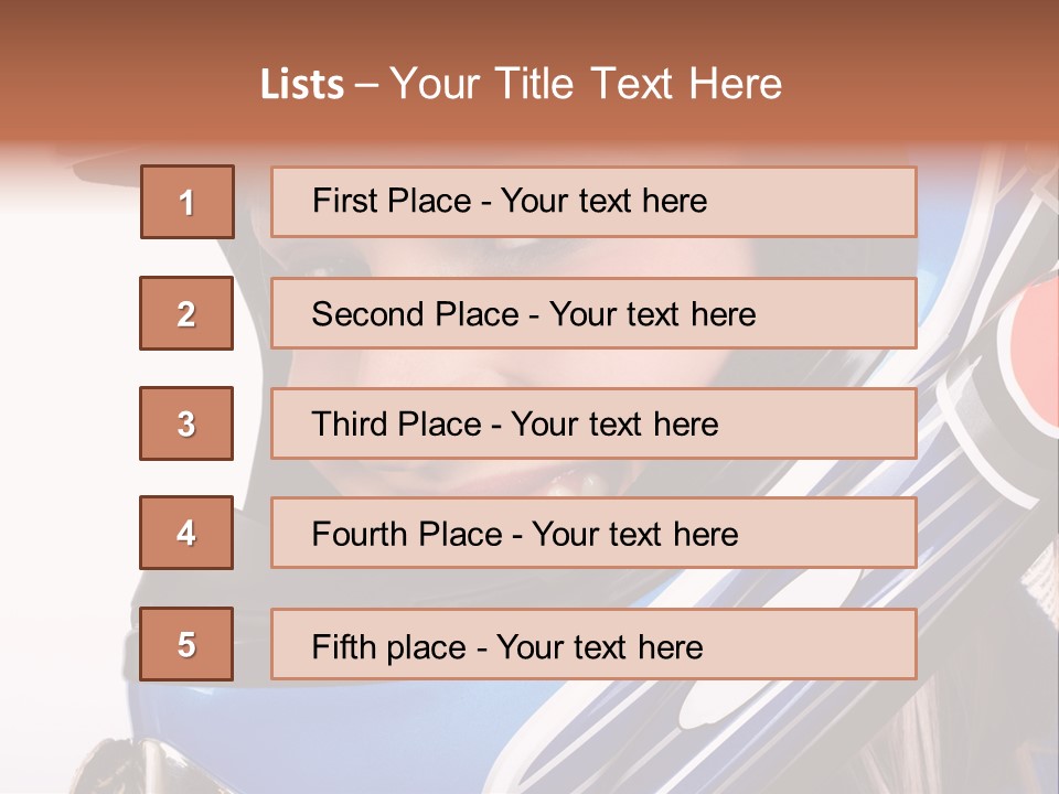 Winner Beauty Sky PowerPoint Template