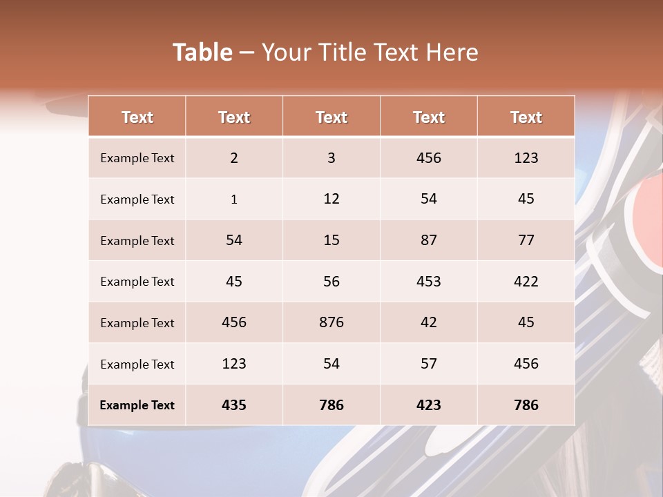 Winner Beauty Sky PowerPoint Template