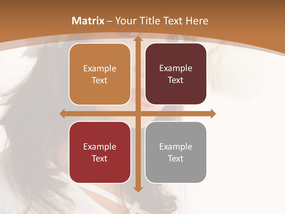 Star Attractive Female PowerPoint Template