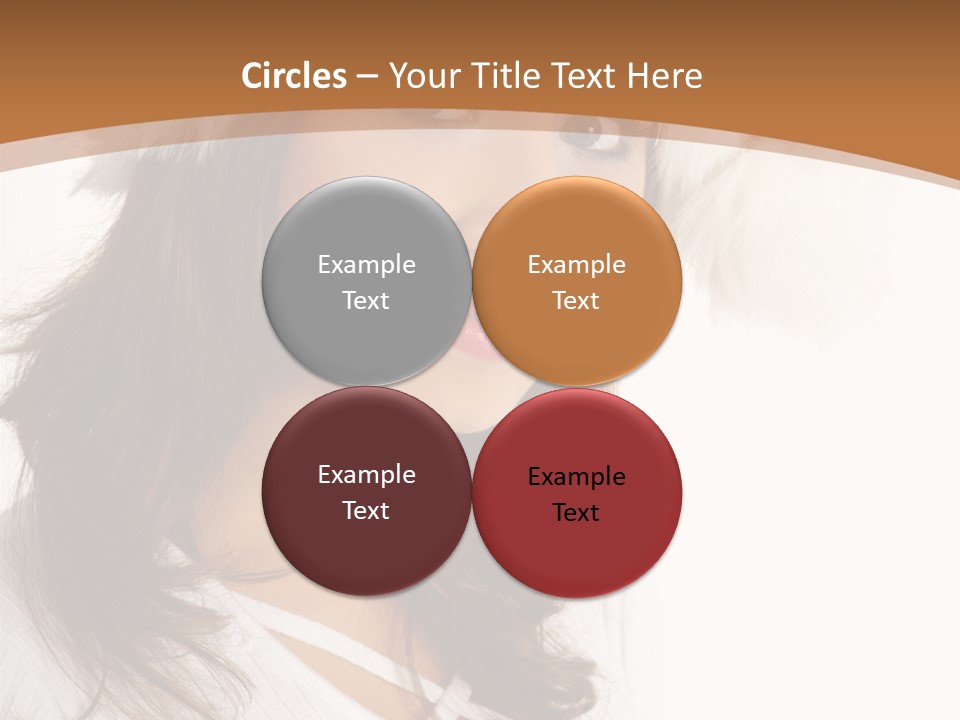 Star Attractive Female PowerPoint Template