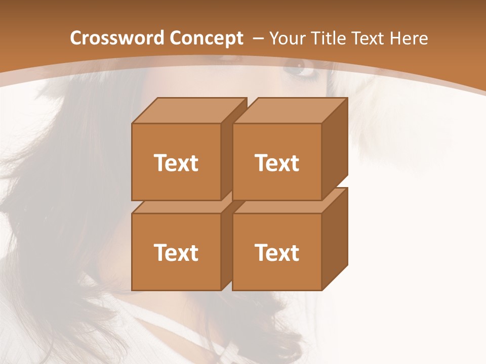 Star Attractive Female PowerPoint Template