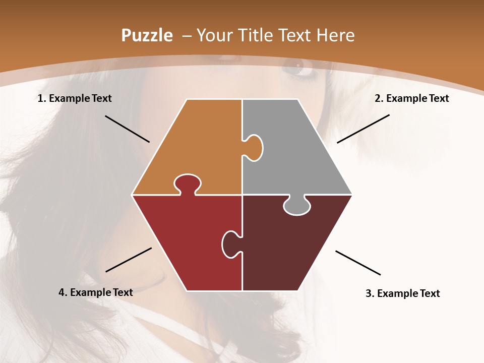 Star Attractive Female PowerPoint Template