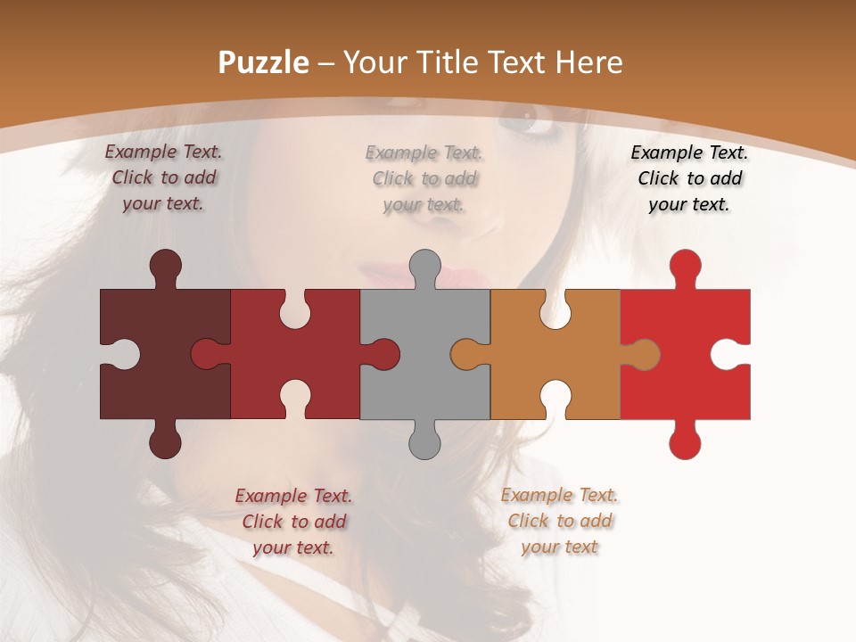 Star Attractive Female PowerPoint Template