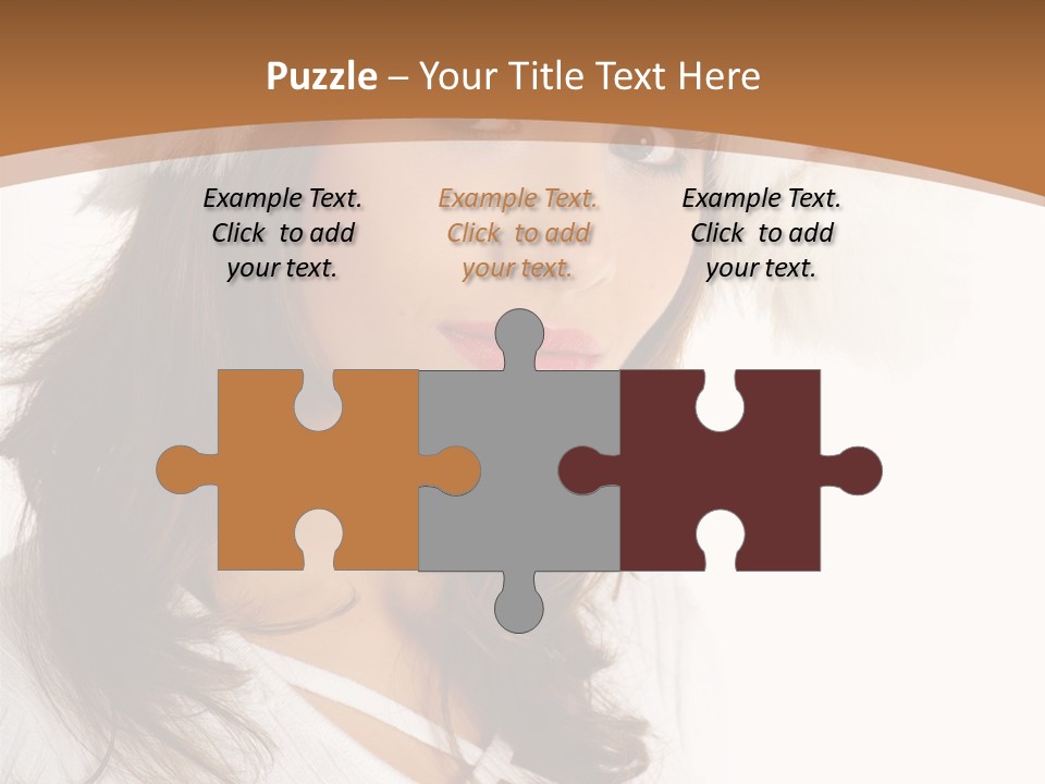 Star Attractive Female PowerPoint Template