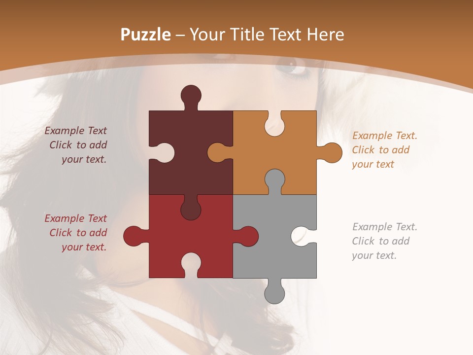 Star Attractive Female PowerPoint Template