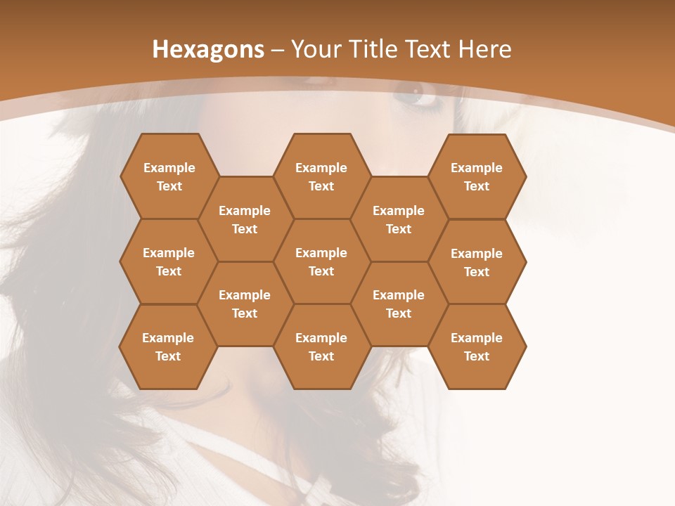 Star Attractive Female PowerPoint Template