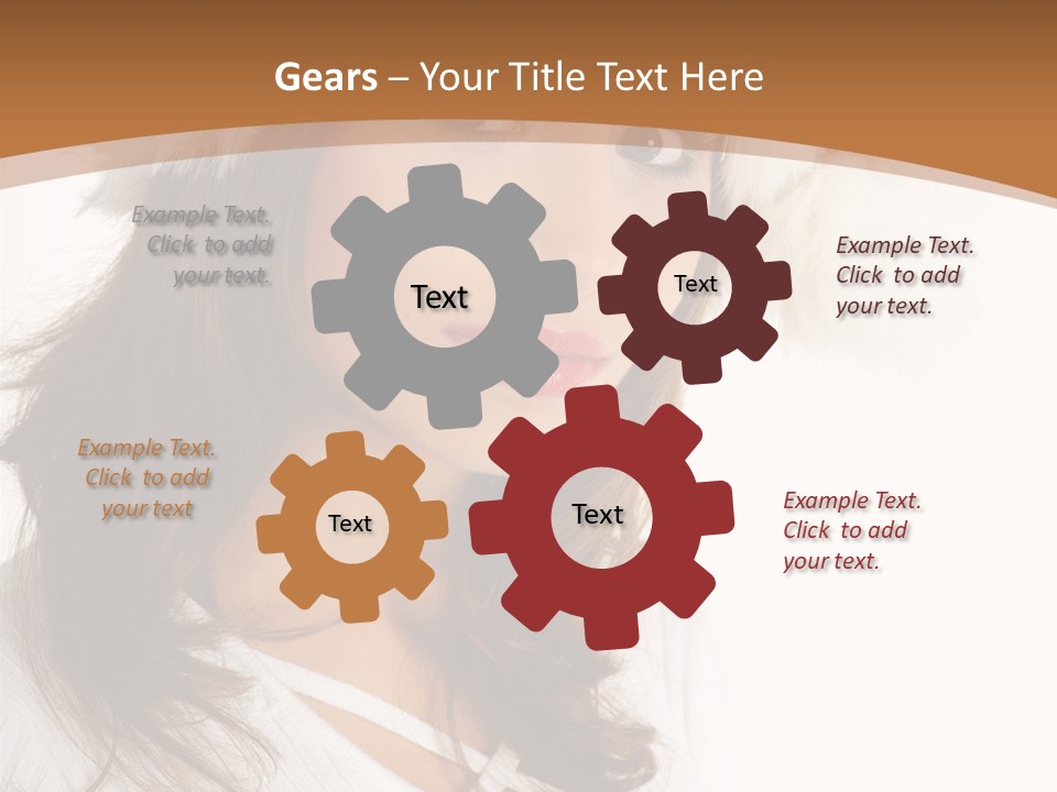 Star Attractive Female PowerPoint Template