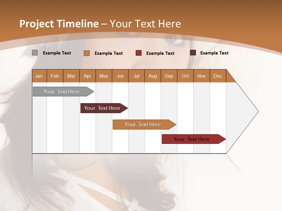 Star Attractive Female PowerPoint Template