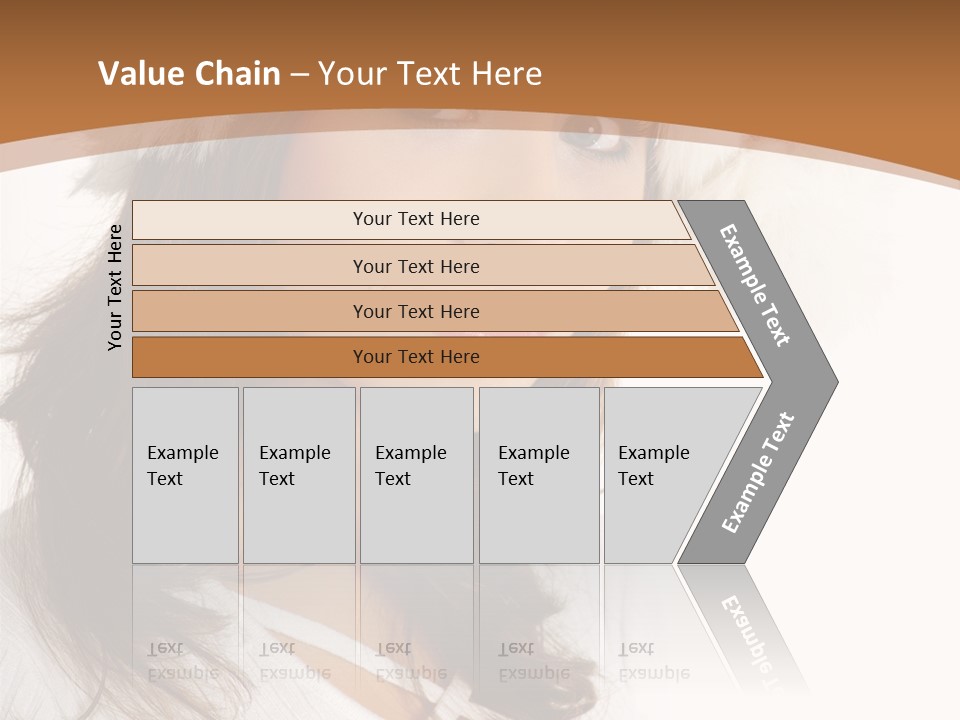 Star Attractive Female PowerPoint Template