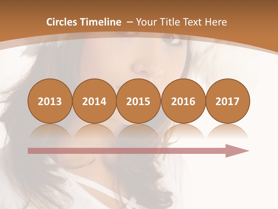 Star Attractive Female PowerPoint Template