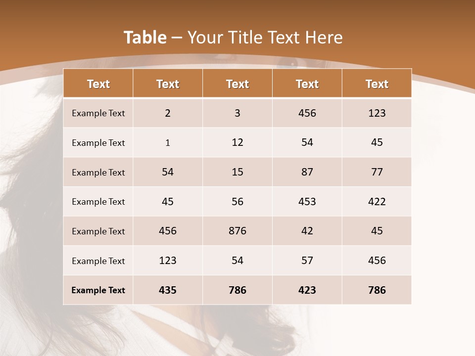 Star Attractive Female PowerPoint Template