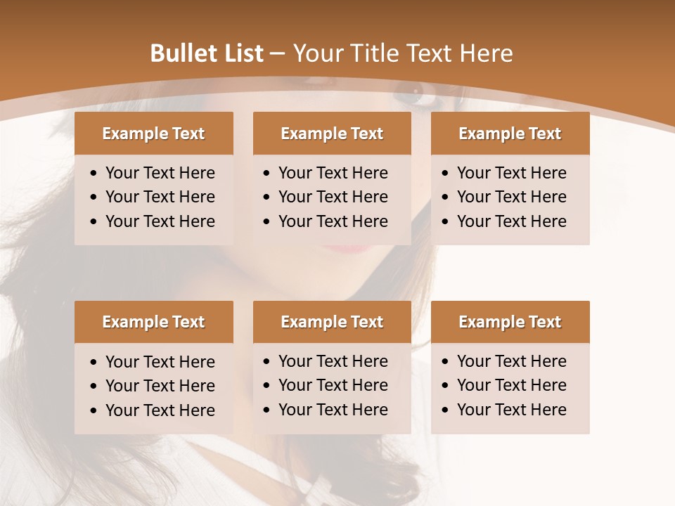 Star Attractive Female PowerPoint Template