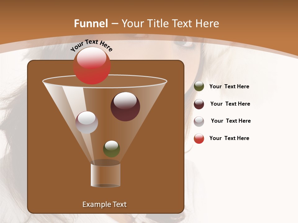 Star Attractive Female PowerPoint Template