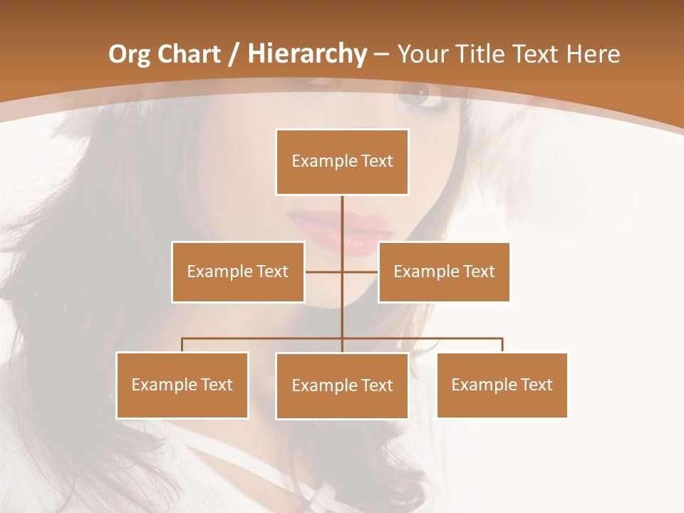 Star Attractive Female PowerPoint Template