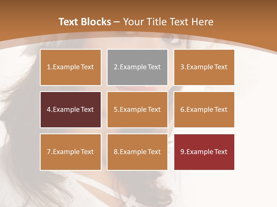 Star Attractive Female PowerPoint Template