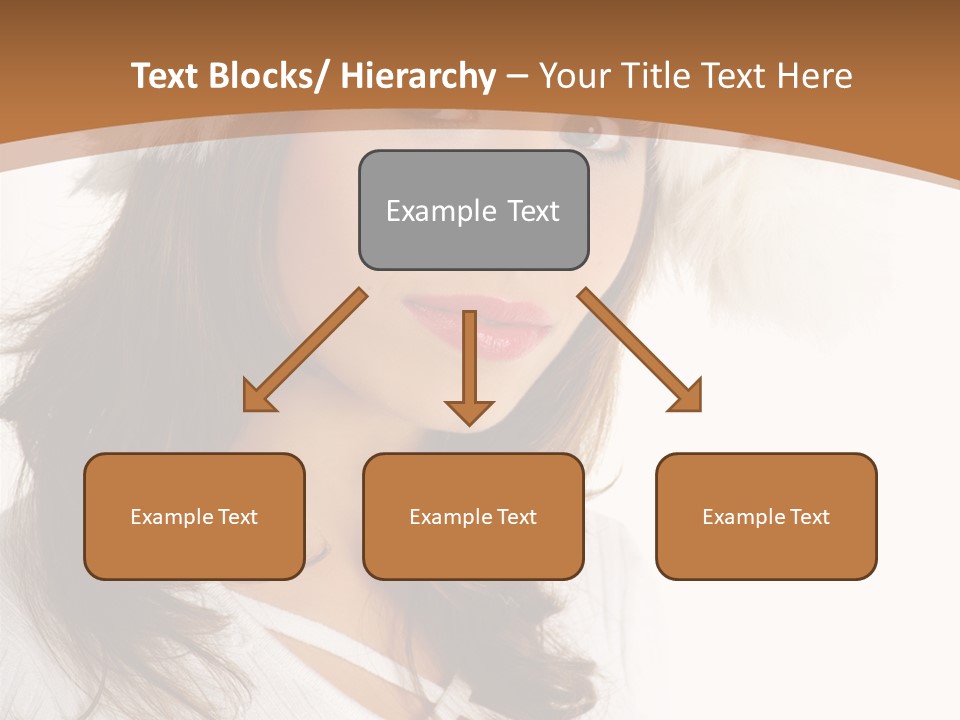 Star Attractive Female PowerPoint Template