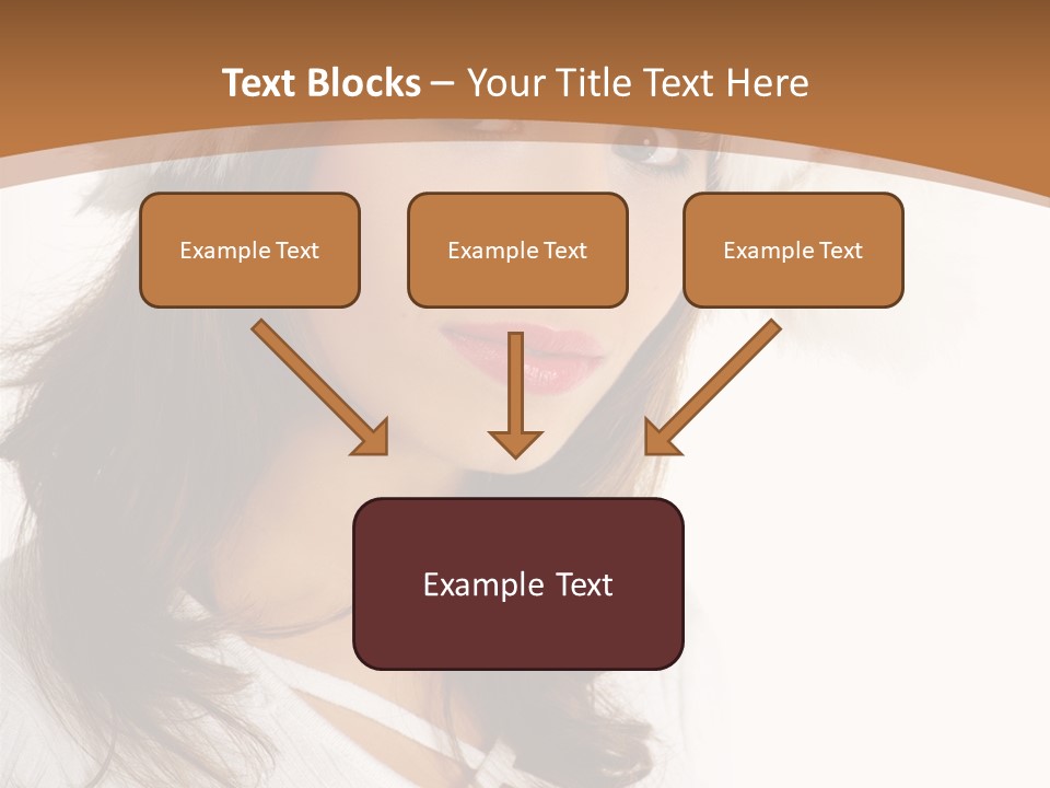 Star Attractive Female PowerPoint Template