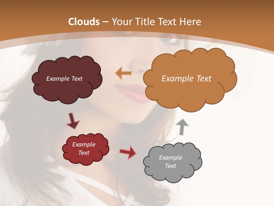 Star Attractive Female PowerPoint Template