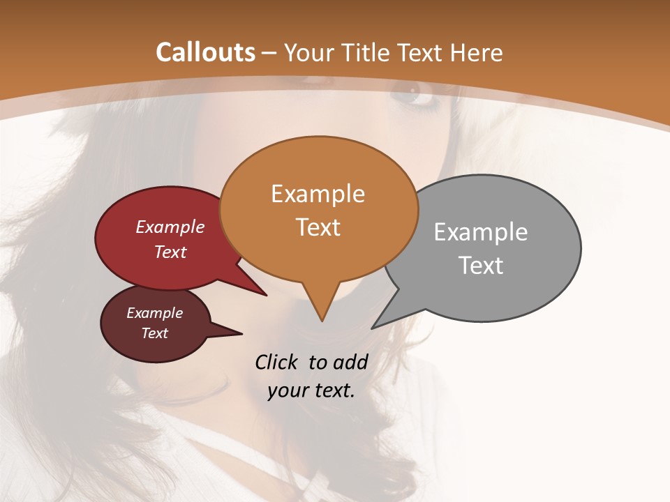 Star Attractive Female PowerPoint Template