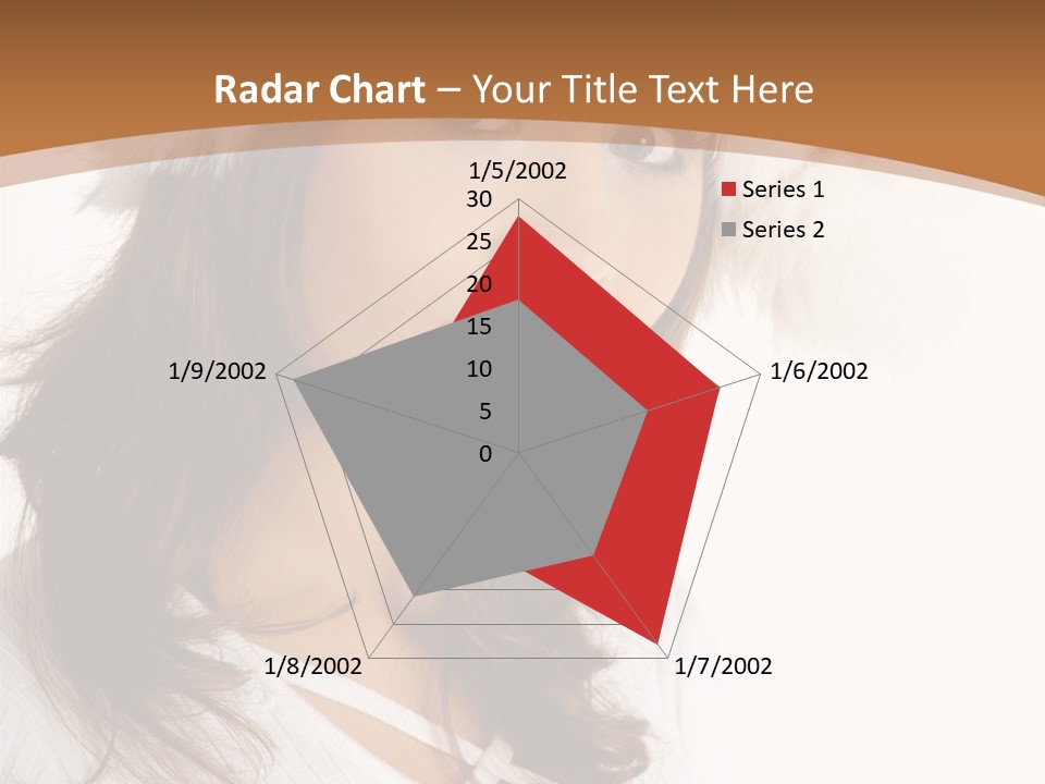 Star Attractive Female PowerPoint Template