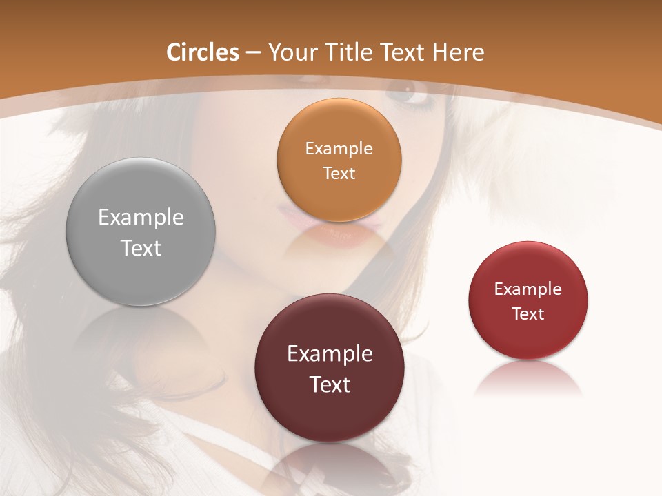 Star Attractive Female PowerPoint Template