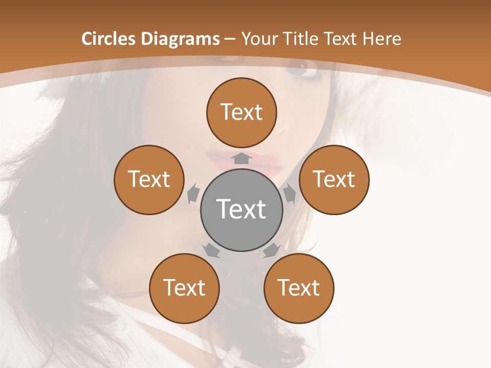 Star Attractive Female PowerPoint Template