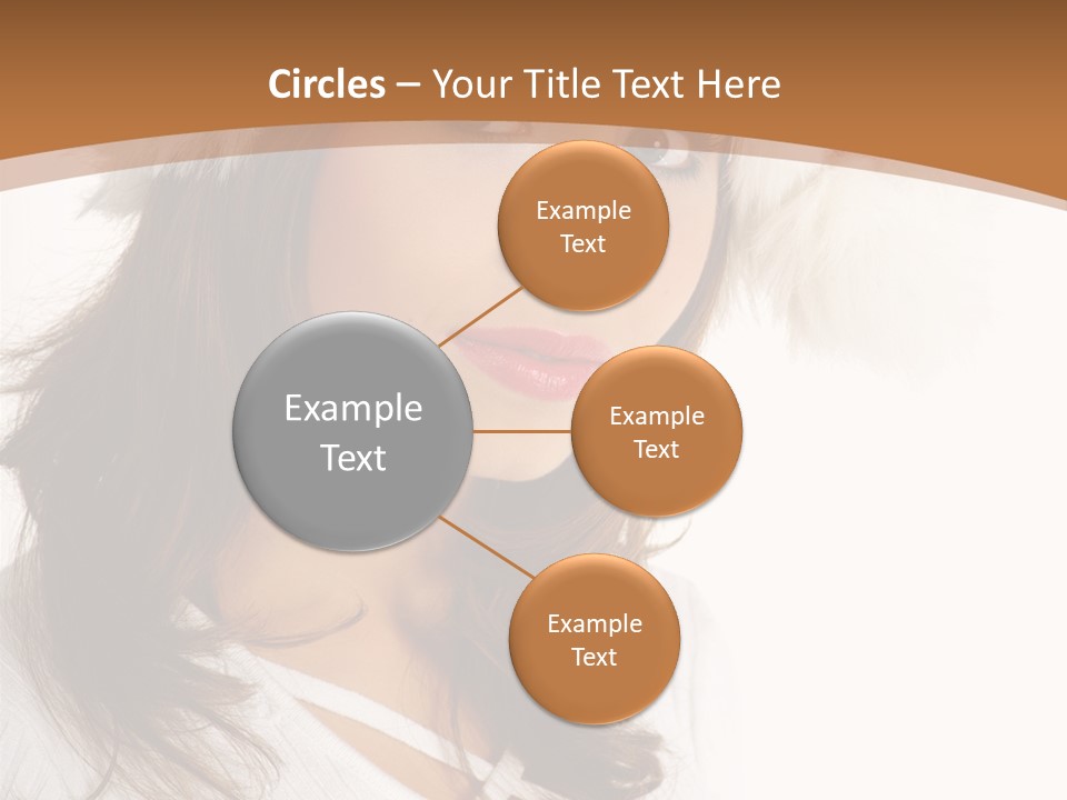 Star Attractive Female PowerPoint Template