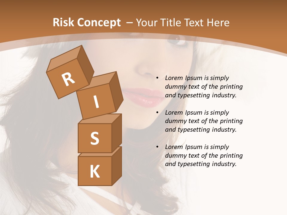 Star Attractive Female PowerPoint Template