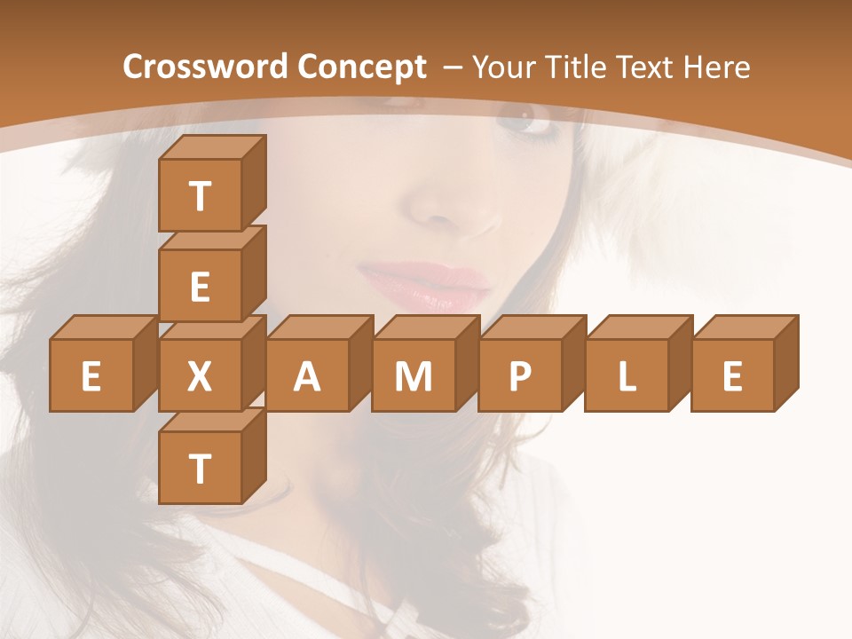 Star Attractive Female PowerPoint Template