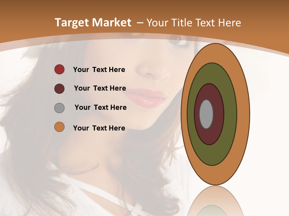 Star Attractive Female PowerPoint Template