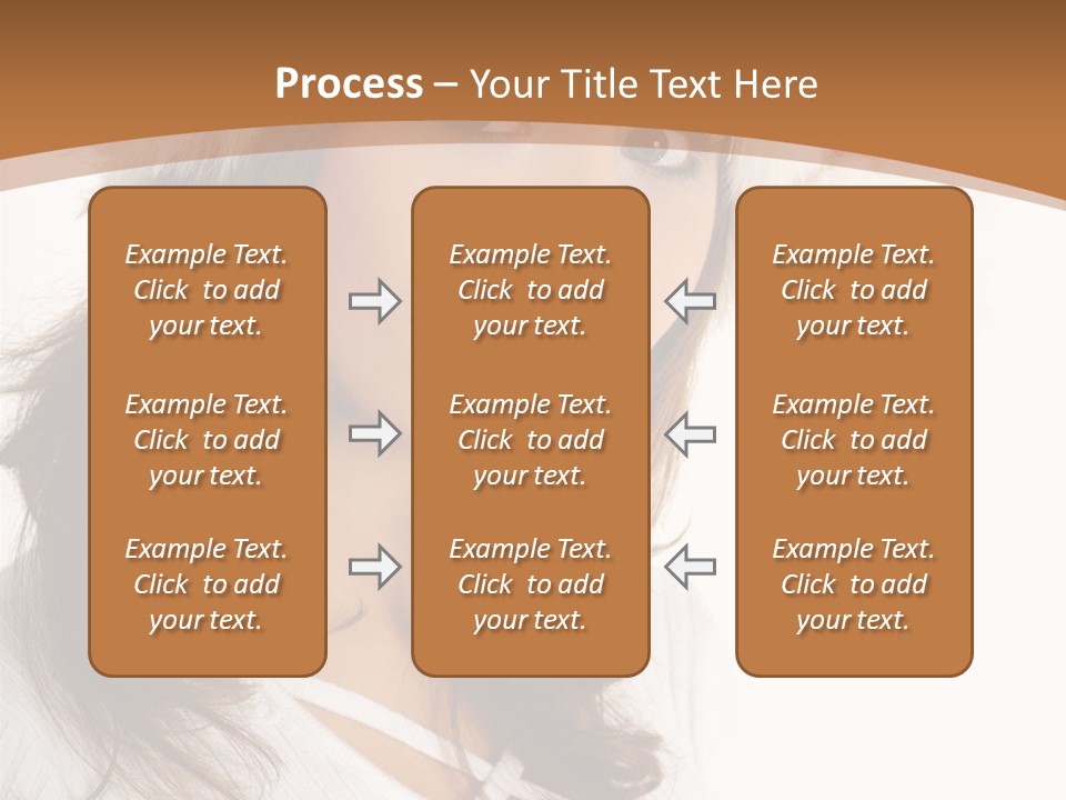 Star Attractive Female PowerPoint Template