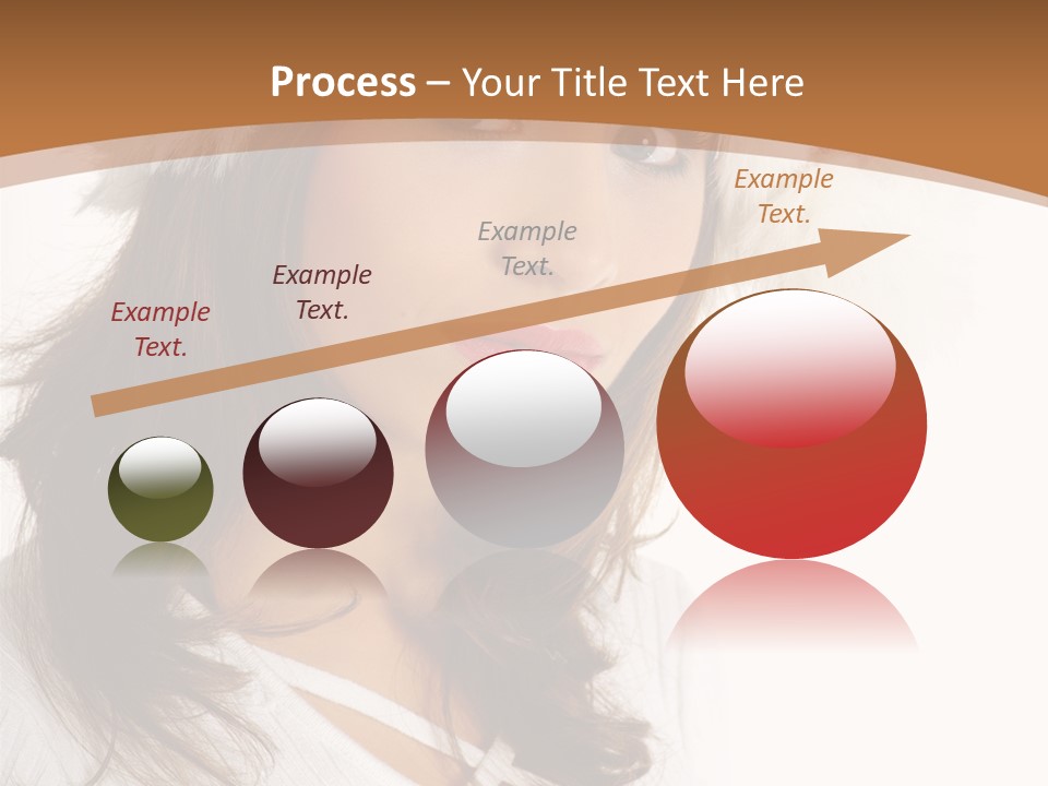 Star Attractive Female PowerPoint Template