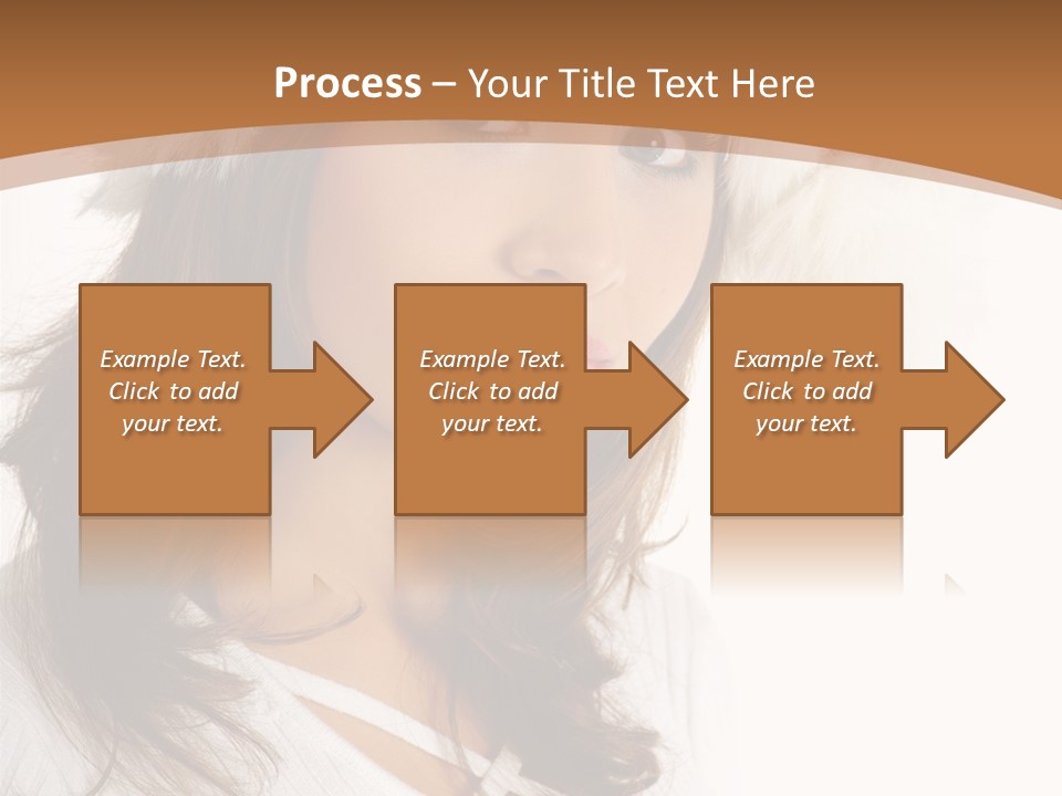 Star Attractive Female PowerPoint Template