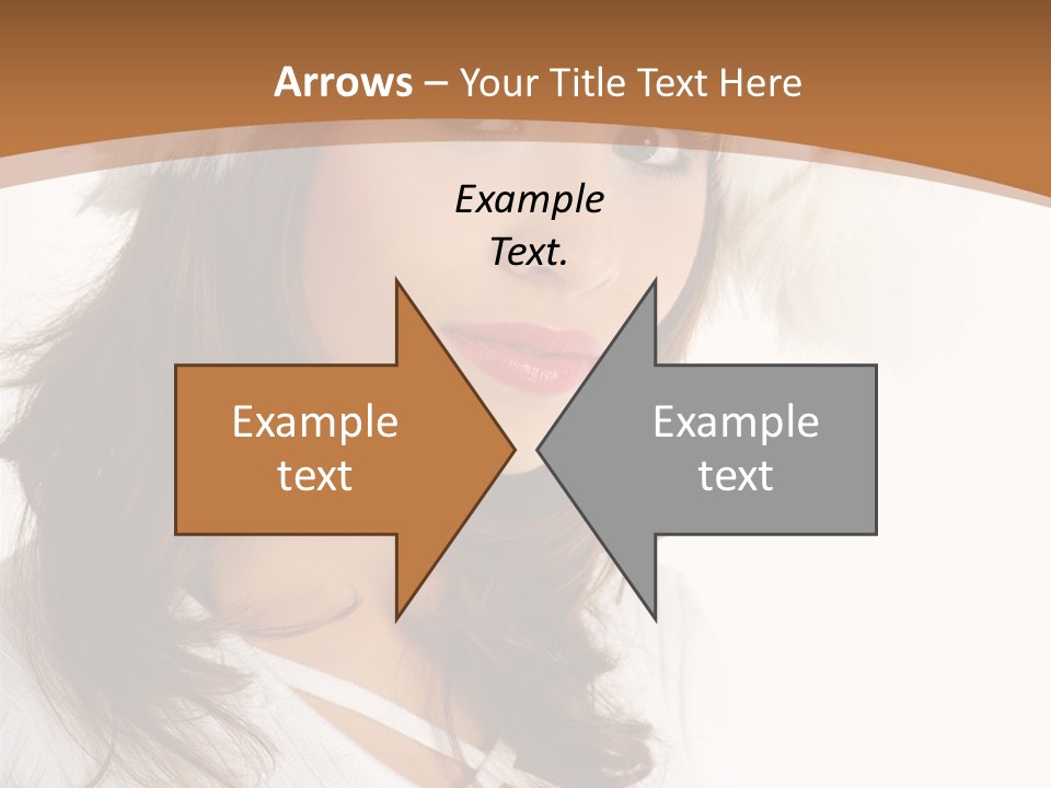 Star Attractive Female PowerPoint Template