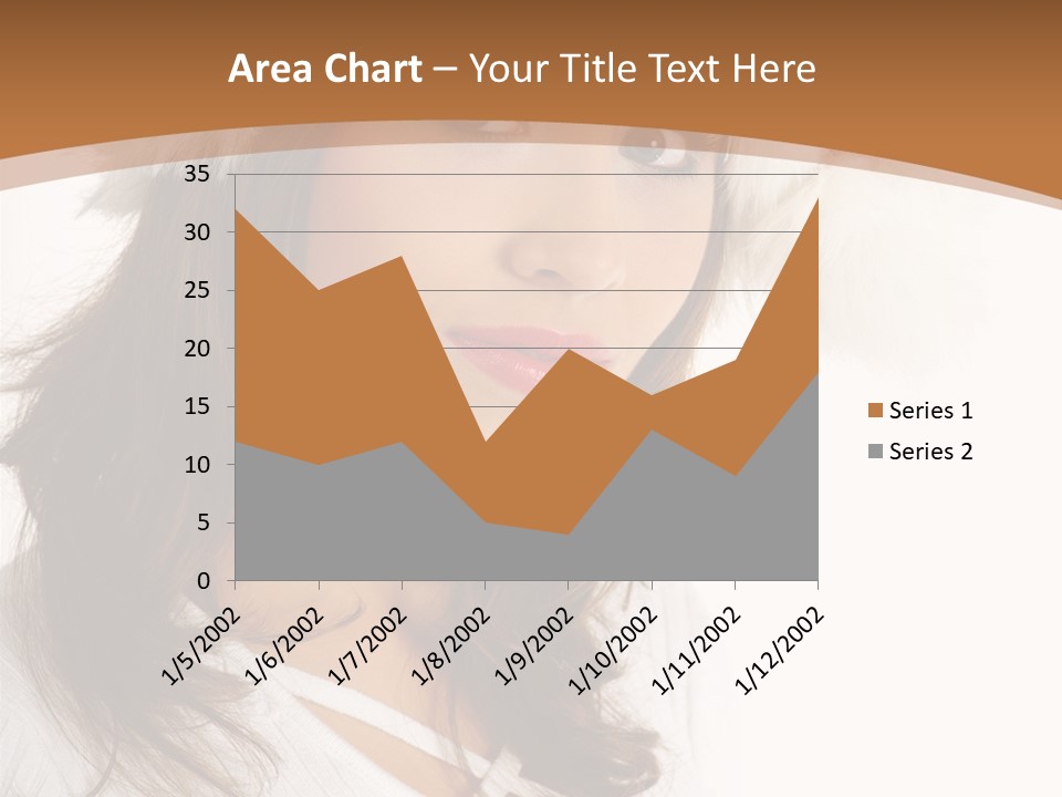 Star Attractive Female PowerPoint Template