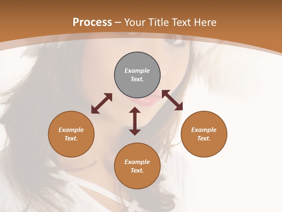 Star Attractive Female PowerPoint Template