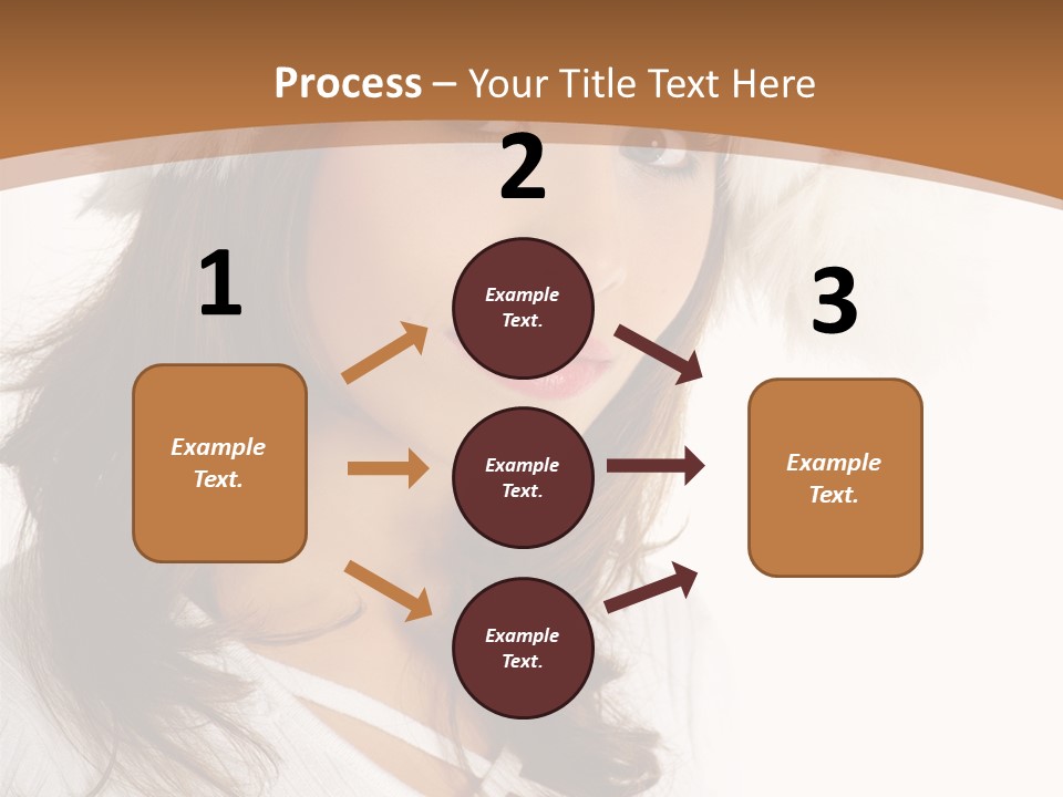 Star Attractive Female PowerPoint Template