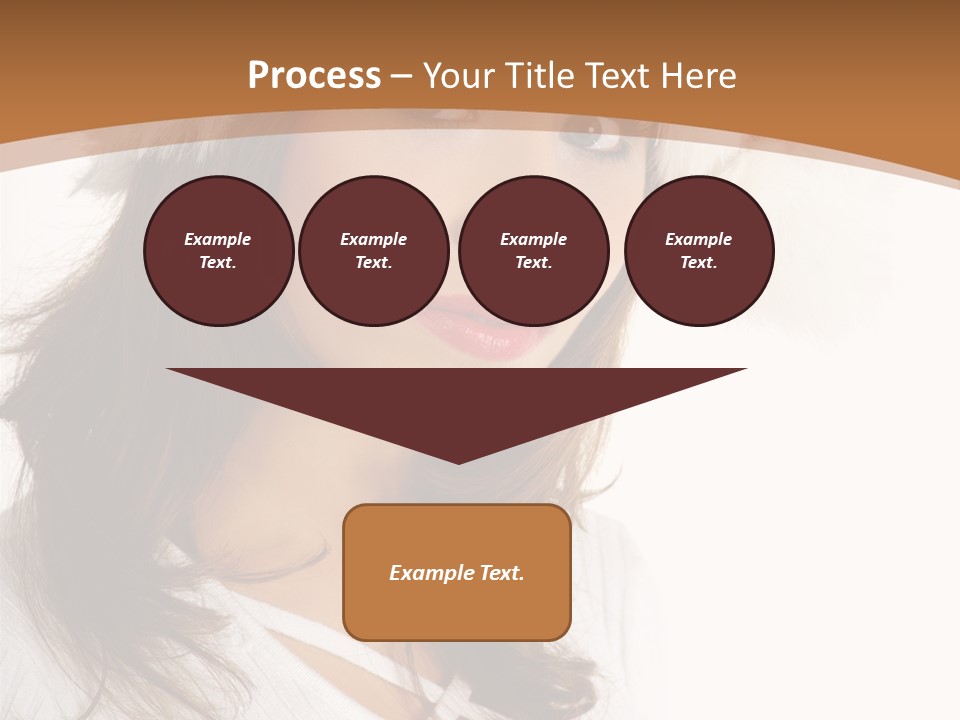 Star Attractive Female PowerPoint Template