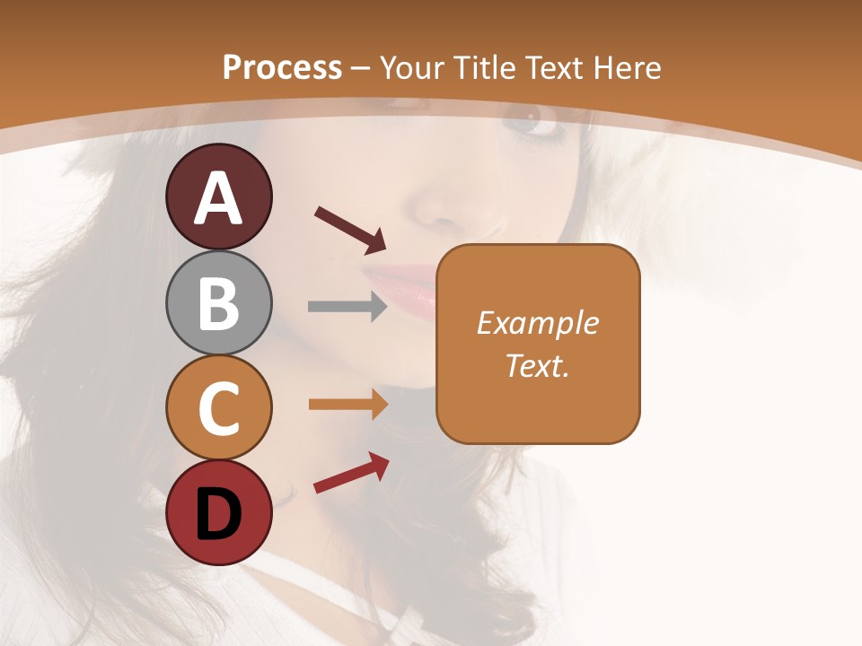 Star Attractive Female PowerPoint Template