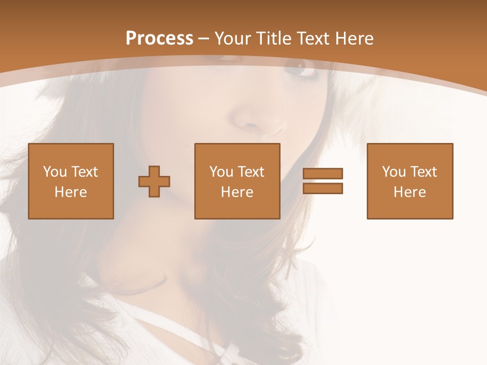 Star Attractive Female PowerPoint Template