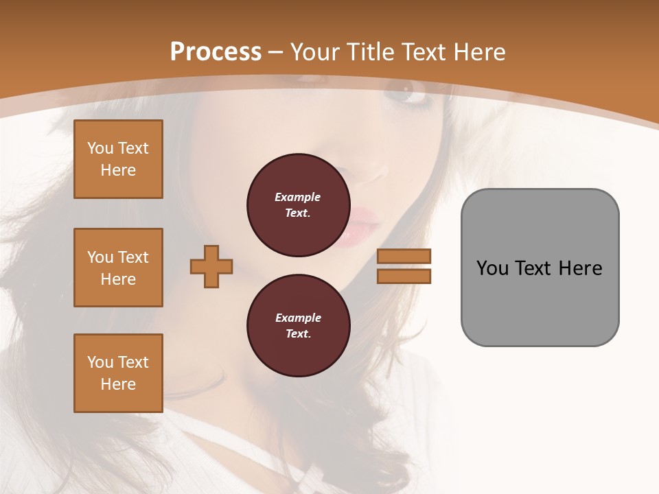 Star Attractive Female PowerPoint Template