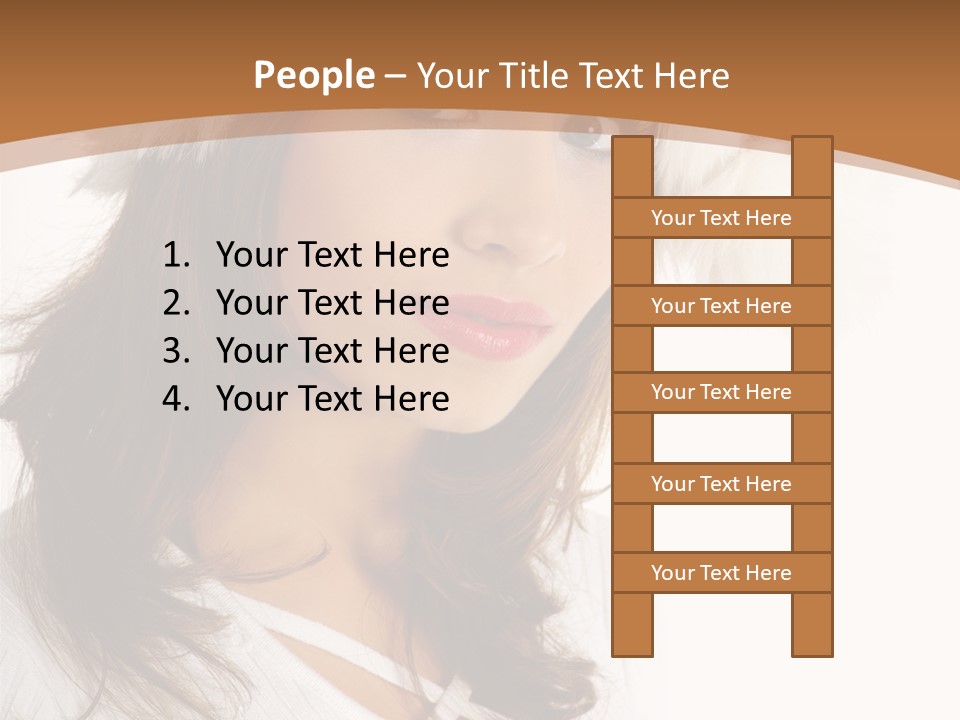 Star Attractive Female PowerPoint Template