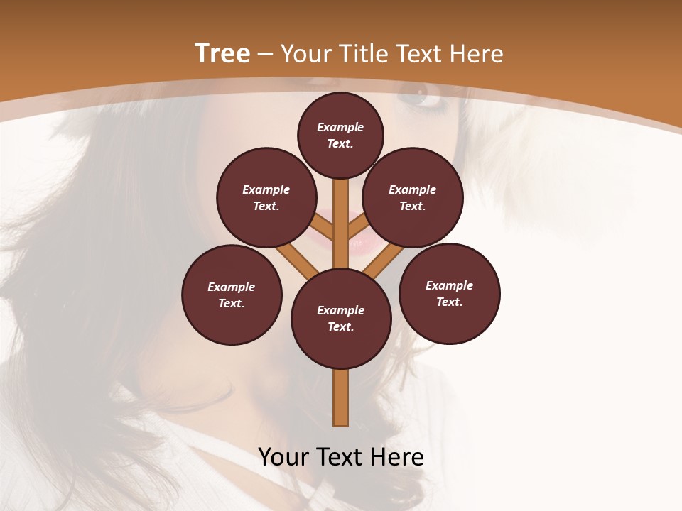 Star Attractive Female PowerPoint Template